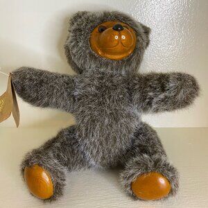 New With Tag Robert Raikes Hand Crafted Wood Art Teddy Bear Jamie 9'' 1985